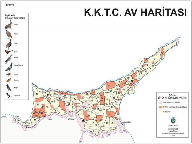 north-cyprus-map-of-hunting-regions