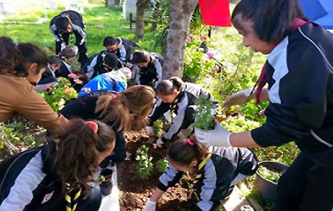 sos-children-planting-trees-north-cyprus