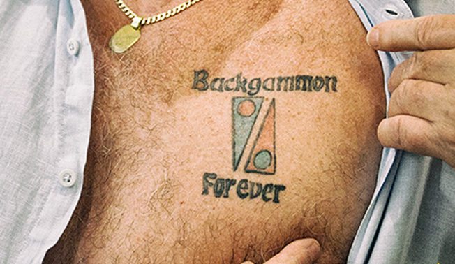 Backgammon forever tattoo