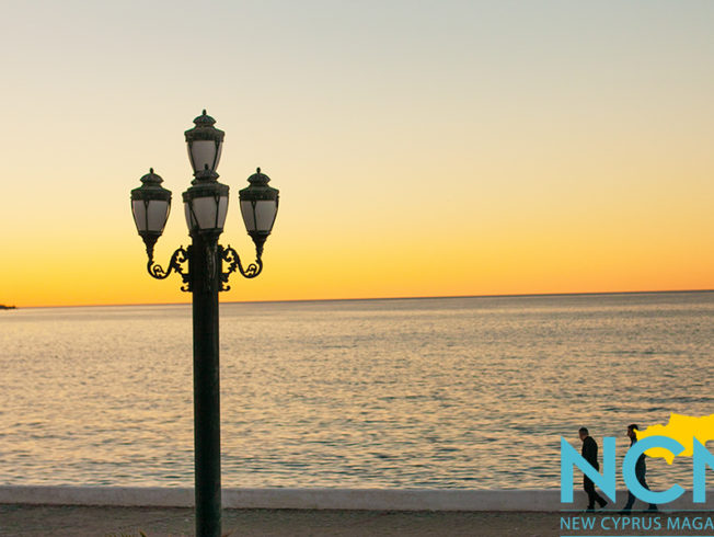 north-cyprus-2015-sunset-kyrenia-harbour-lamp-post