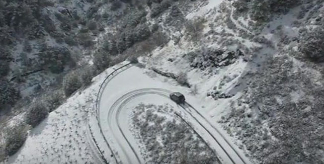 Cyprus covered in snow