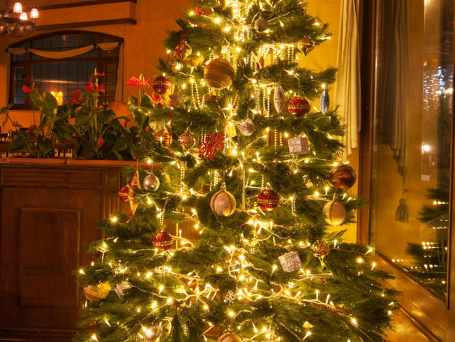 Christmas tree with decorations