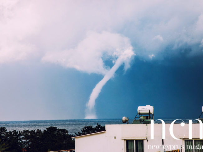 Tornado over the sea