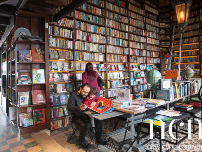 Cosy book cafe with long history