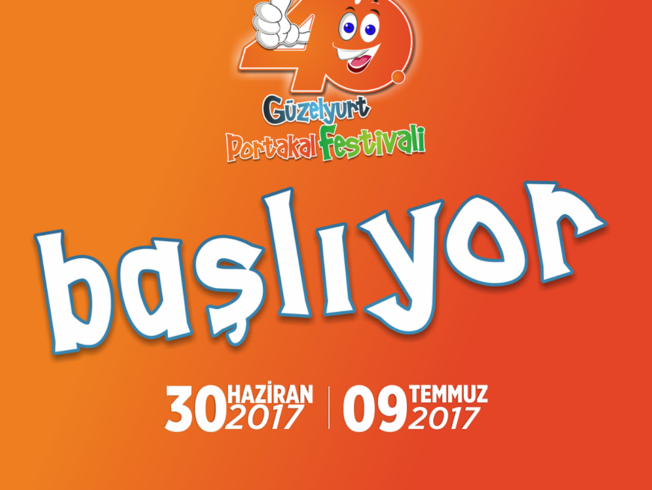 Annual Orange Festival launch poster